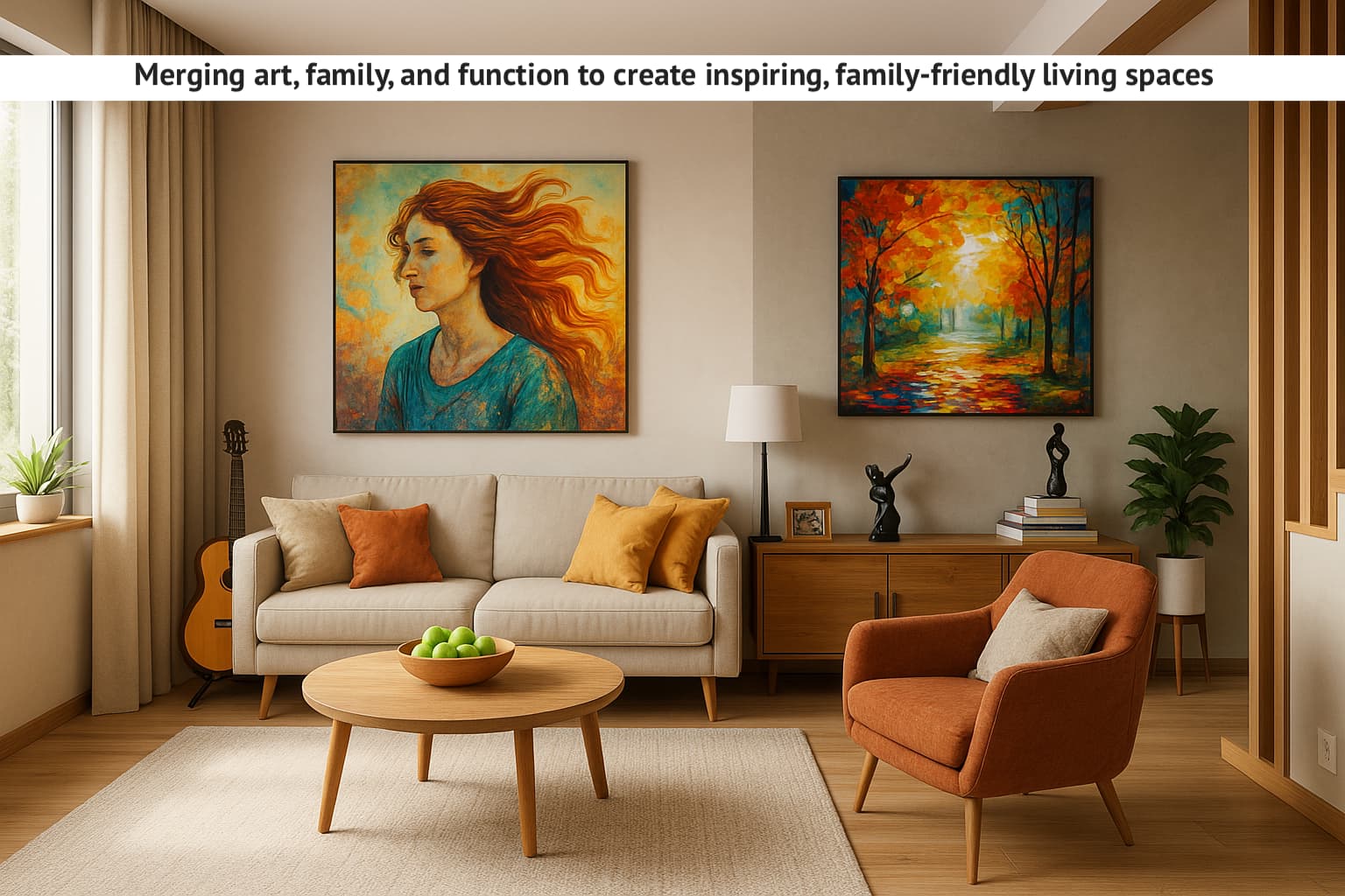 Artful Family Living: 3D Architectural Rendering Transforms Your Home Design into Your Dream Residence